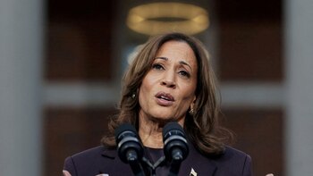 En medio de la incertidumbre por los aranceles, Kamala Harris habló por primera vez tras su derrota ante Donald Trump