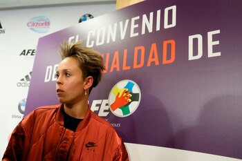 La centrocampista del Atlético de