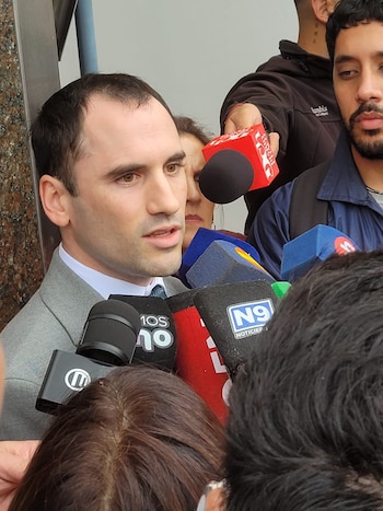 El abogado Lucas Bosch (Foto/Gentileza de Osvaldo Ramírez)