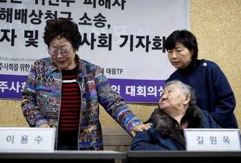 Lee Yong-soo y Gil Won-ok