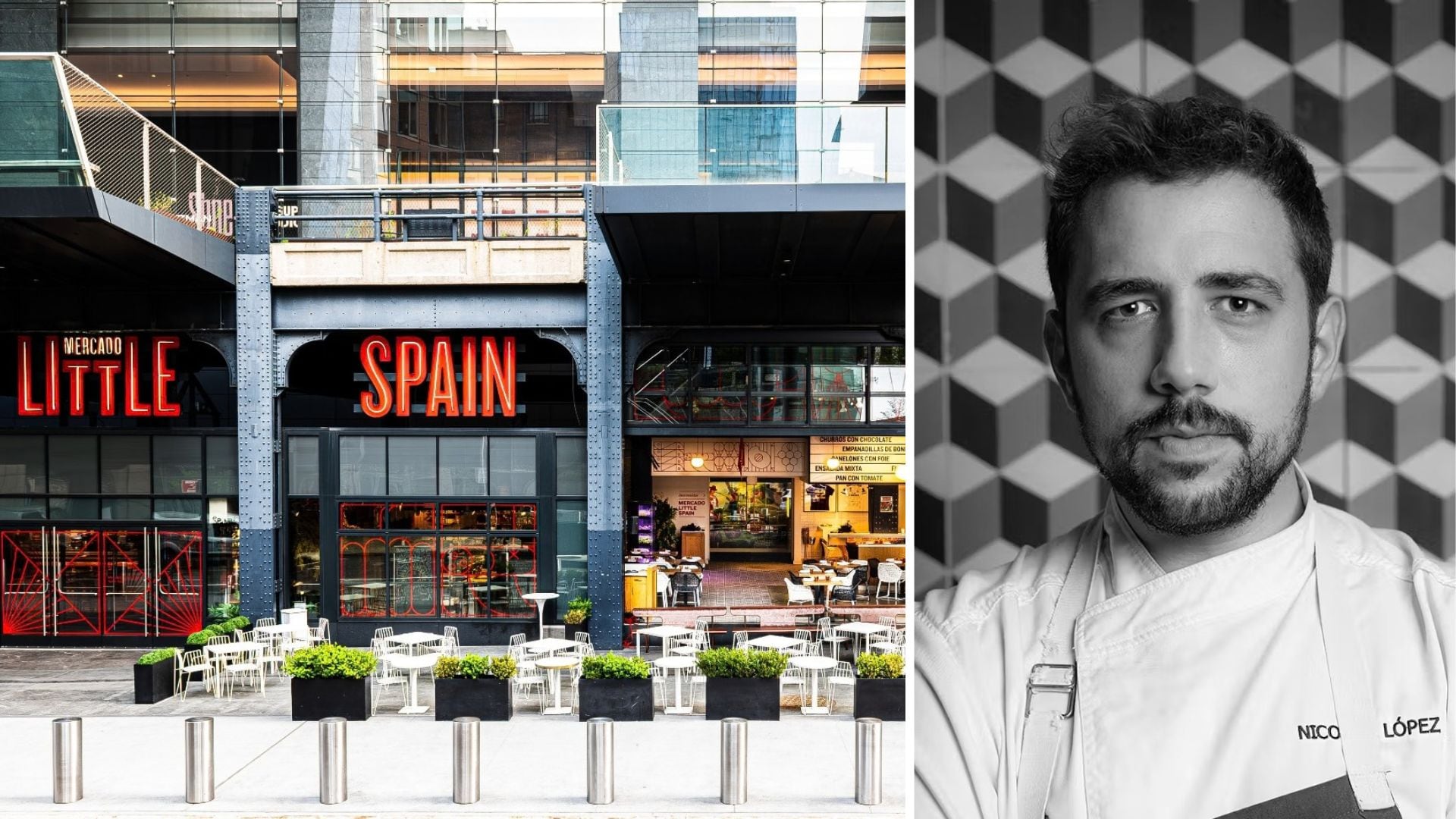 Nicolás López, director culinario del Mercado Little Spain. (Cedidas)