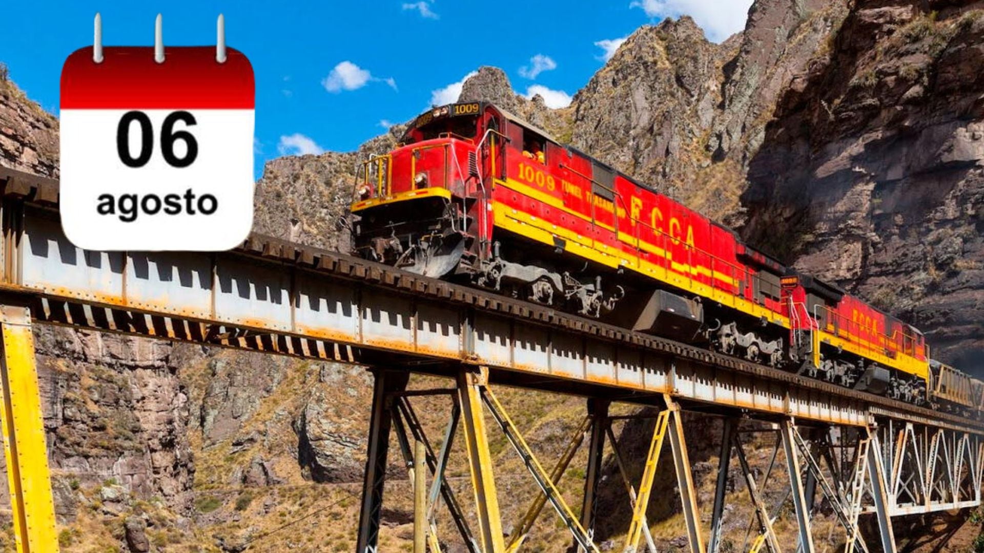 Tren Lima-Huancayo operó por última vez este 2025 con su recorrido del 6 de agosto.| Foto captura: FCCA