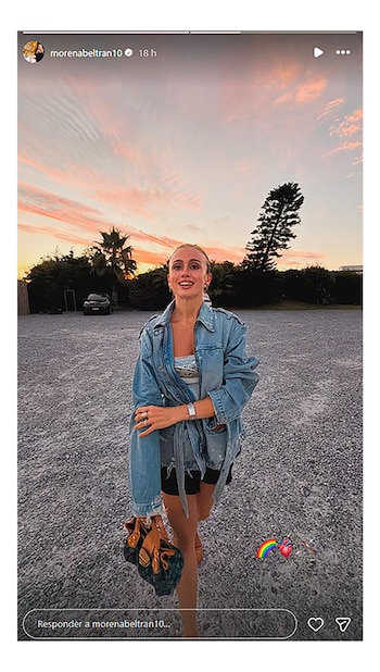 Morena Beltrán y Lucas Blondel