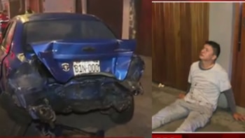 Múltiple choque en San Isidro|