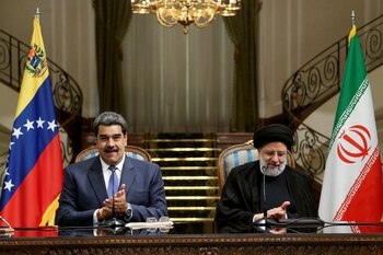 Nicolás Maduro junto a Ebrahim