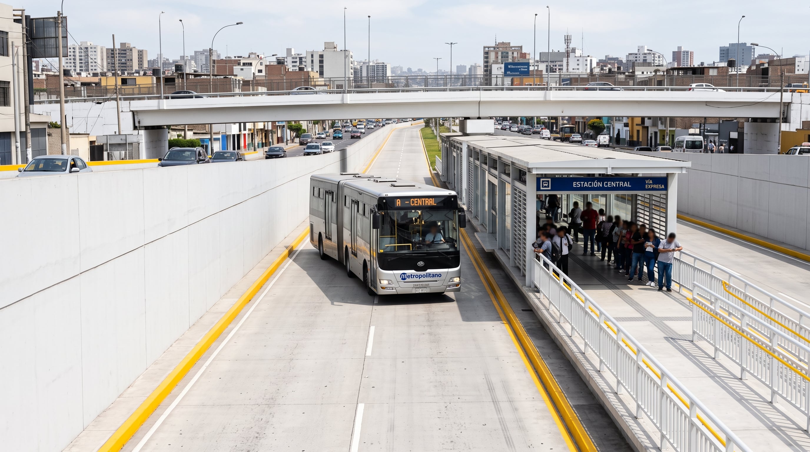 La estación de transferencia Grau conectará de forma directa el Metropolitano con la estación Grau de la Línea 1 del Metro de Lima en la avenida Aviación. (Imagen Ilustrativa Infobae)