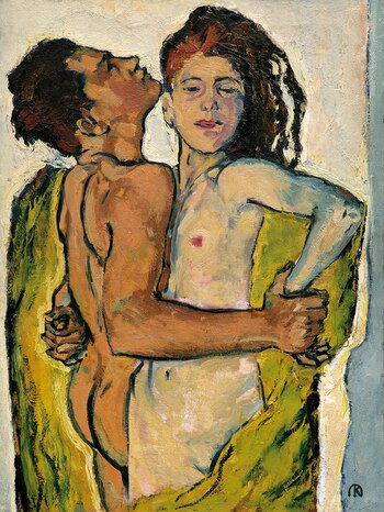 "Amantes" (1914), de Koloman Moser