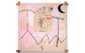 “Ambos polos” es del estilo provocador de Basquiat (Christie´s)