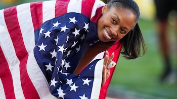 La estadounidense Allyson Felix regresa a atletismo a los 40 años para intentar competir en Los Angeles 2028