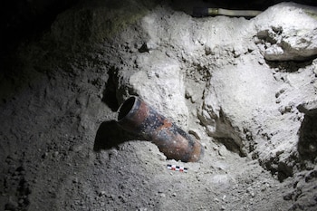 Una vasija descubierta en el