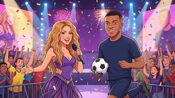 Shakira y sus hijos fueron a ver el partido entre Francia y Marruecos: la barranquillera le envió un mensaje a Mbappé