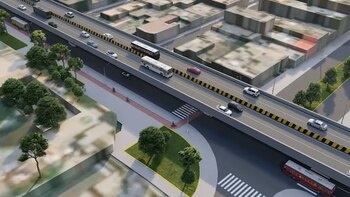 Vía rápida de la avenida