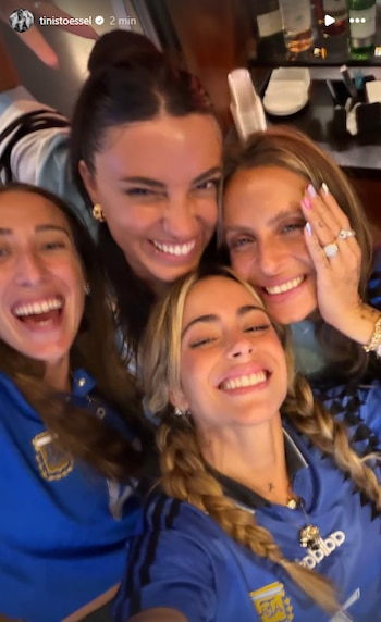 La emoción de Tini y el mensaje a Rodrigo De Paul por el pase a la final