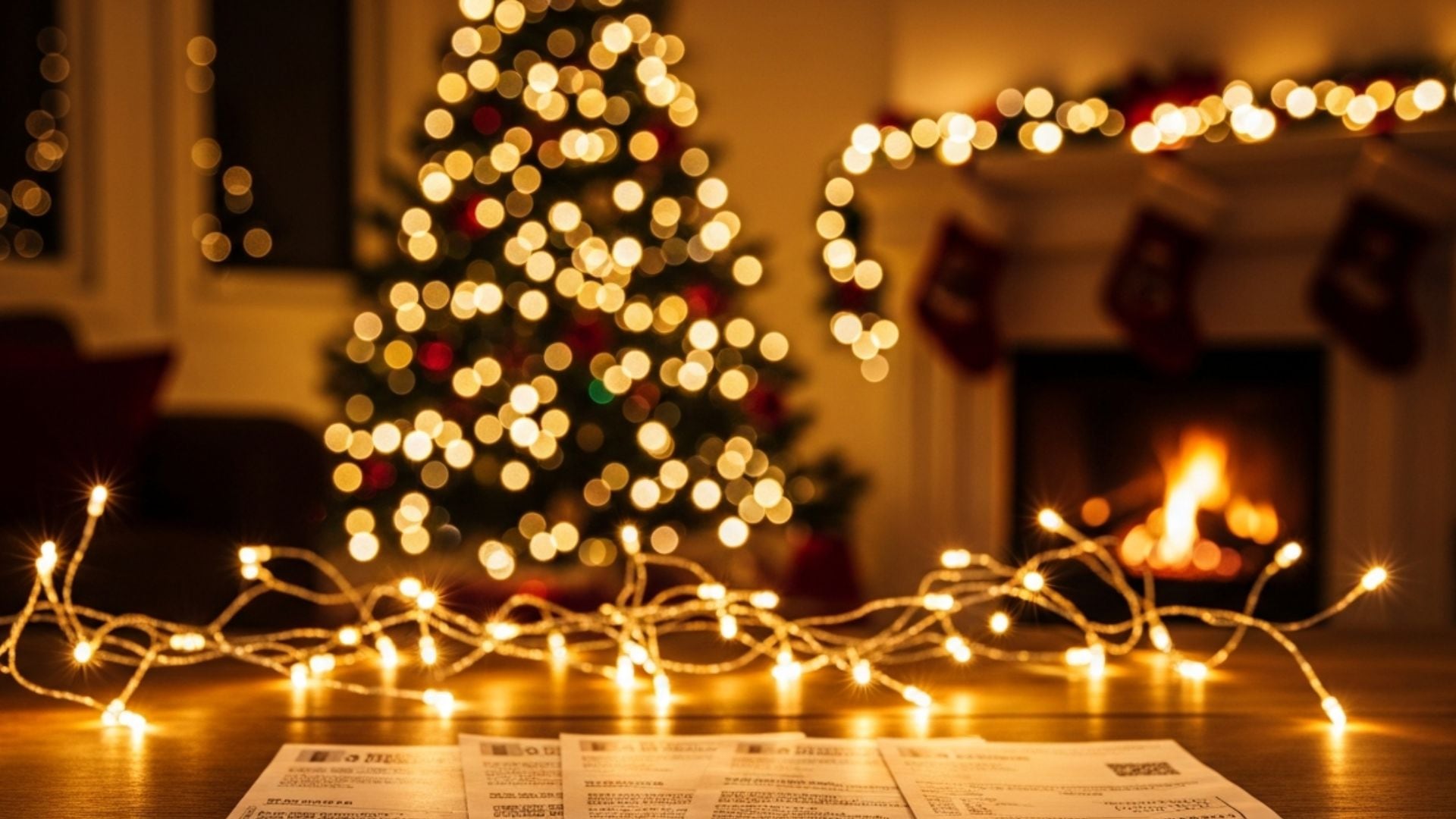 Las luces LED permiten reducir hasta un 90% el consumo eléctrico en la decoración navideña del hogar (Imagen Ilustrativa Infobae)