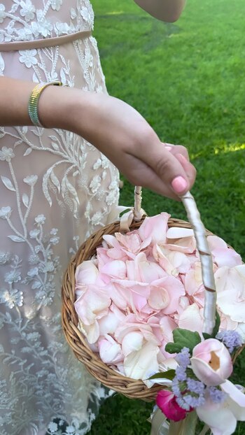 Una de sus hijas llevó