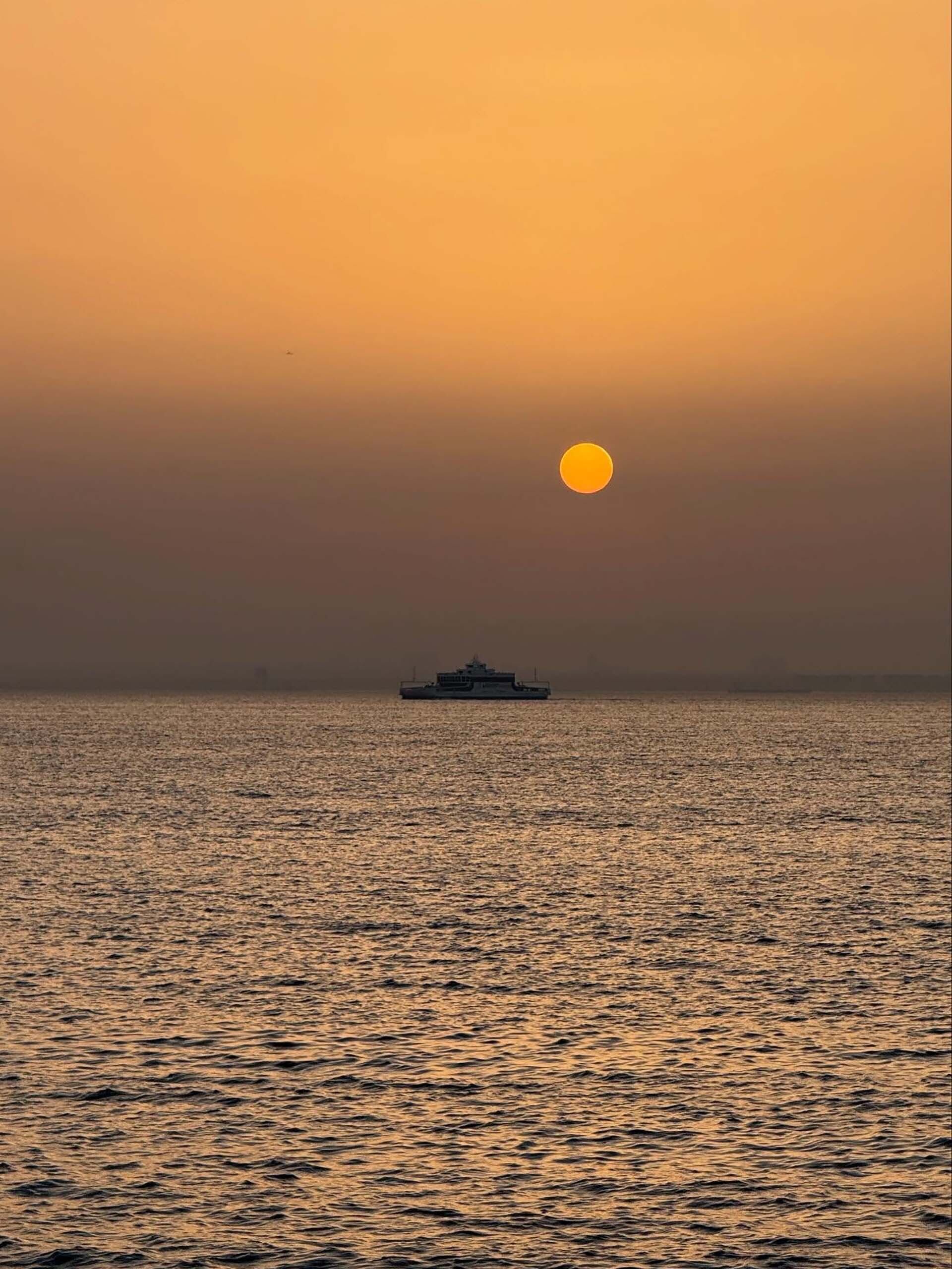 El atardecer, como broche de oro, de una jornada llena de gestos de cariños (Instagram)