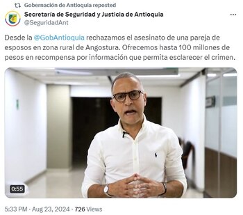 Publicación de la Gobernación de