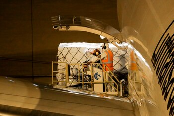 Llegada de vacunas Pfizer a