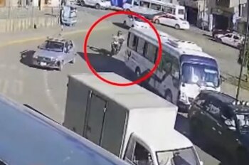 Policía detuvo a motociclista acusado