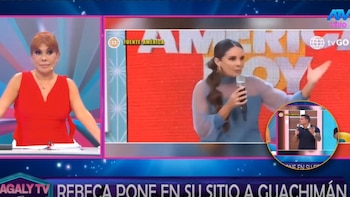 Magaly Medina celebra a Rebeca