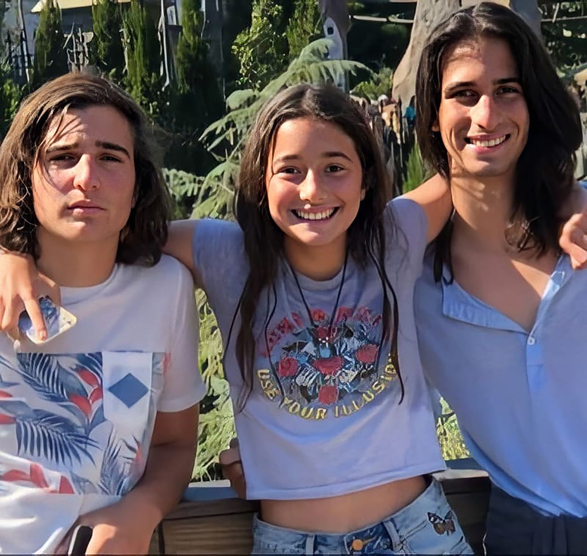Franco y Valentín, los dos hijos mayores de Romina Yan, viven con su abuelo Gustavo Yankelevich tras las denuncias de violencia contra su padre, Darío Giordano (Instagram)