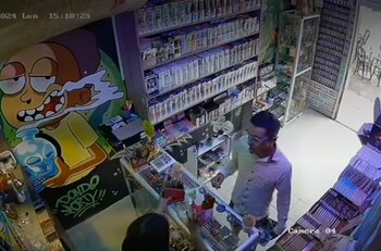 El ladrón llegó hasta una