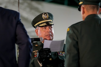 Helder Fernán Giraldo, comandante de