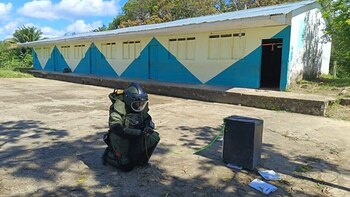 Ejército neutralizó explosivos instalados por