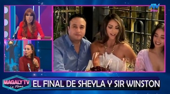 ¿Habrá reconciliación? Magaly Medina cree que Sir Winston aún podría volver con anillo en mano. Captura: Magaly TV La Firme.