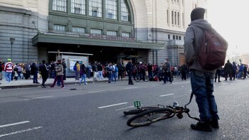 En la imagen, el momento