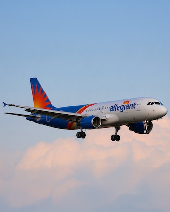 La aerolínea low cost estadounidense Allegiant Travel Company anunció la incorporación de ocho nuevas rutas sin escalas en Estados Unidos. Foto: Instagram @allegiant