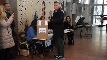 El ex presidente Mauricio Macri