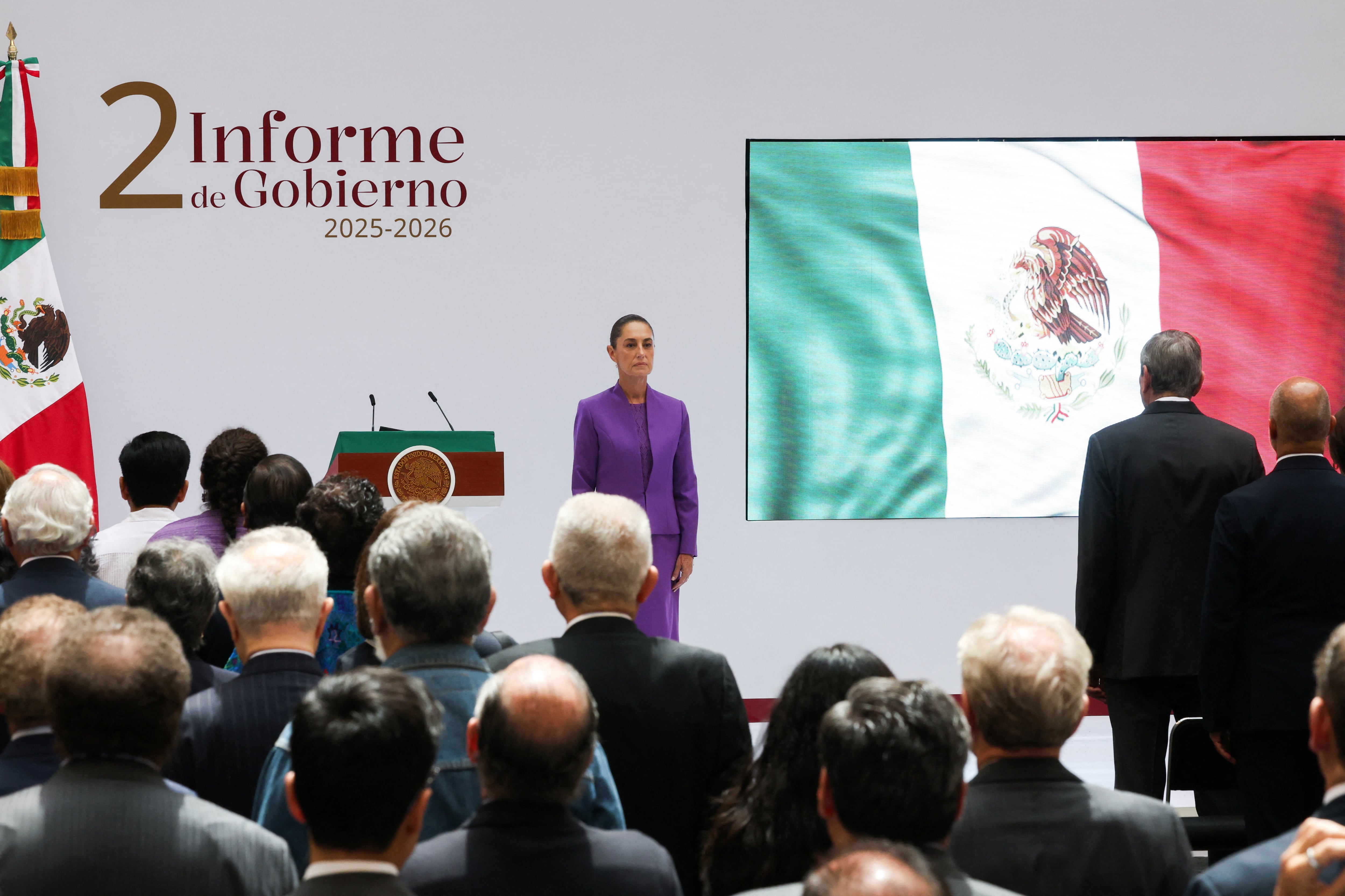 La 4T cierra filas con Sheinbaum y destaca avances de su gobierno. REUTERS/Daniel Becerril