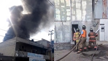 300 desalojados por incendio en