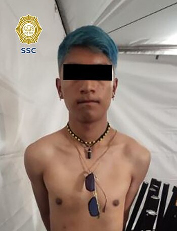 Sujeto detenido en el EDC