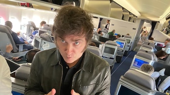 Javier Milei llegó a Oslo