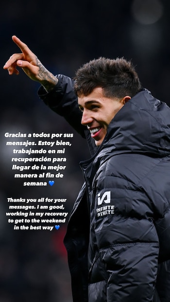 El mensaje de Enzo Fernández