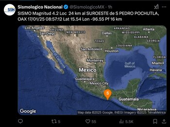 (X @SismologicoMX)
