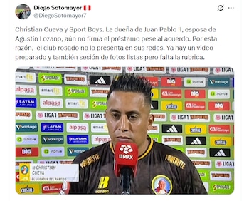 Información de Christian Cueva en Sport Boys.
