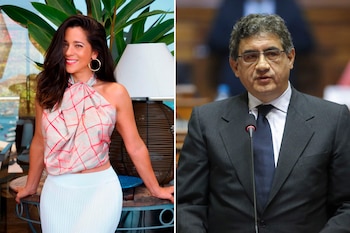 Vanessa Terkes y Juan Sheput