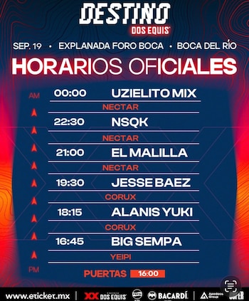 La Explanada Foro Boca recibe a NSQK, El Malilla y Jesse Baez