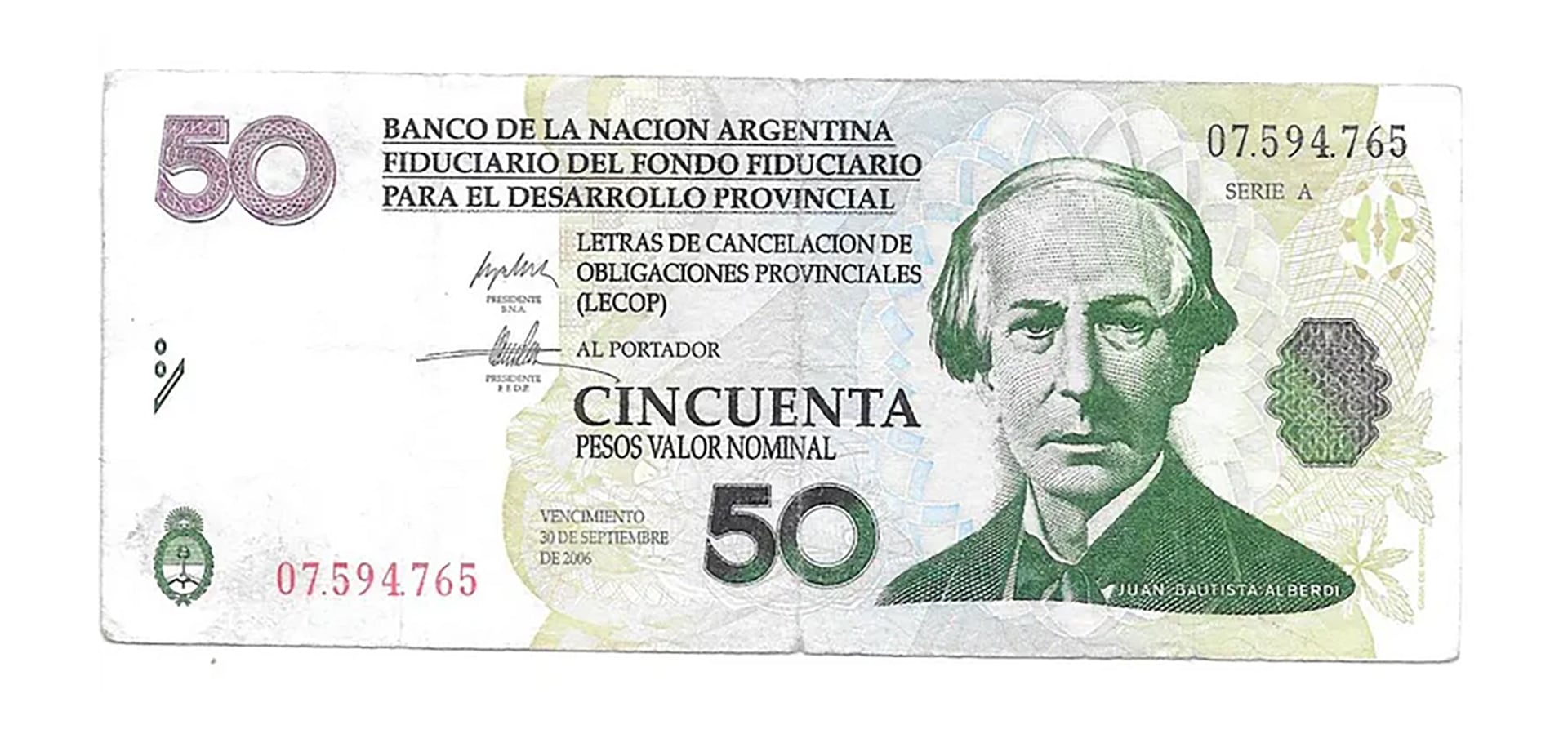 Las Lecop fueron la versión federal de las cuasimonedas de principios de siglo, emitidas por el Banco Nación