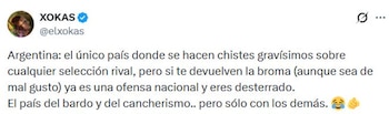 El odio de las celebridades internacionales hacia la Argentina y su seleccionado nacional
