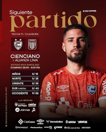 Preço para Cienciano