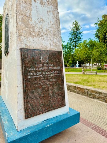 En la plaza principal de