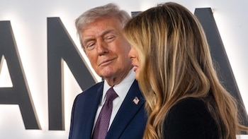 Donald Trump proclama a Melania