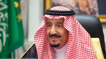 El rey de Arabia Saudita