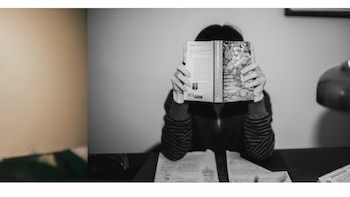 V, Taehyung, apareció posando y hojeando un ejemplar de Todos los cuentos, una recopilación de relatos de Gabriel García Márquez publicada en 1996 - crédito @mnijungkook/Instagram