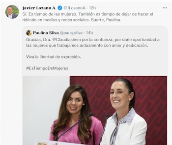 Lozano Alarcón deseo suerte a