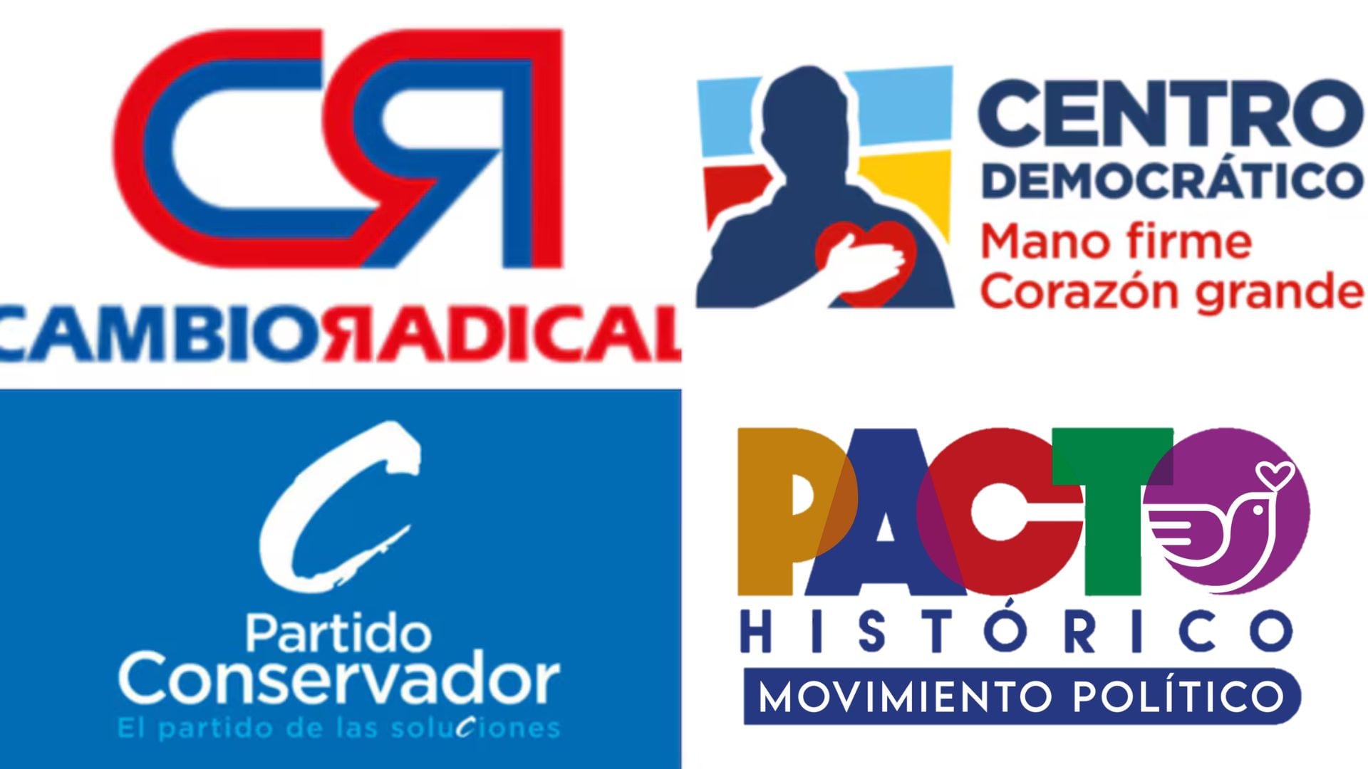 Los partidos políticos ya comenzaron a definir sus candidatos para ocupar las magistraturas del CNE, con nombres que han sido postulados o que cuentan con respaldo dentro de las distintas colectividades - crédito Cambio Radical, Centro Democrático, Partido Conservador y Pacto Histórico